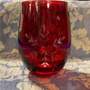 Vintage Pier one Imports crystal votive candle holder